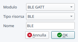 Finestra Aggiungi istanza risorsa